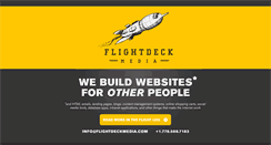 Desktop Screenshot of flightdeckmedia.com