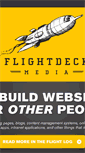 Mobile Screenshot of flightdeckmedia.com